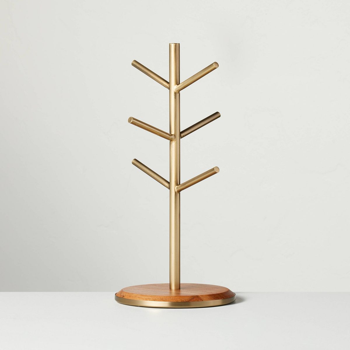 Wood & Brass Mug Tree - Hearth & Hand™ with Magnolia | Target
