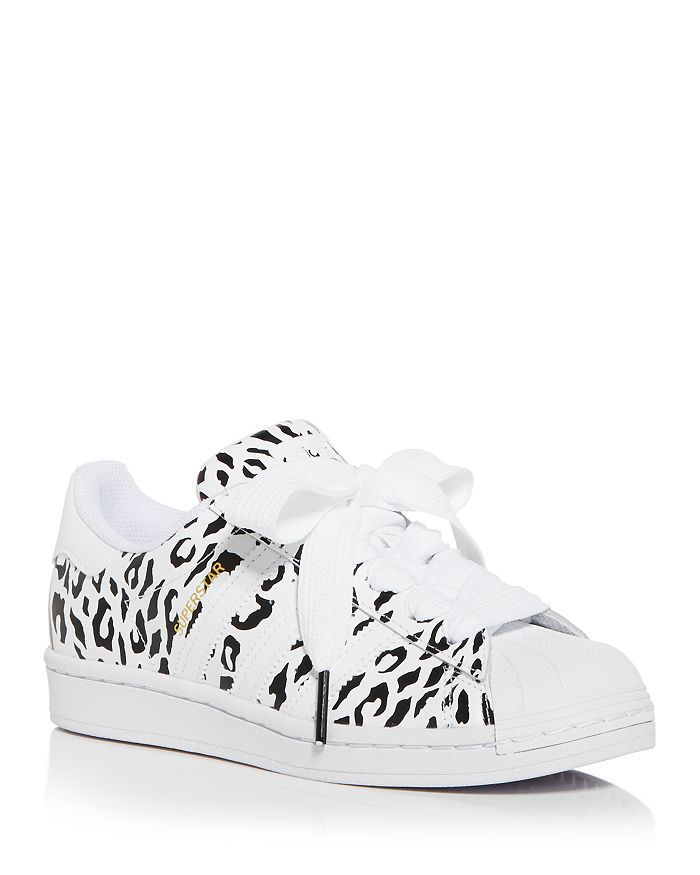 Women's Superstar Leopard Print Low Top Sneakers | Bloomingdale's (US)