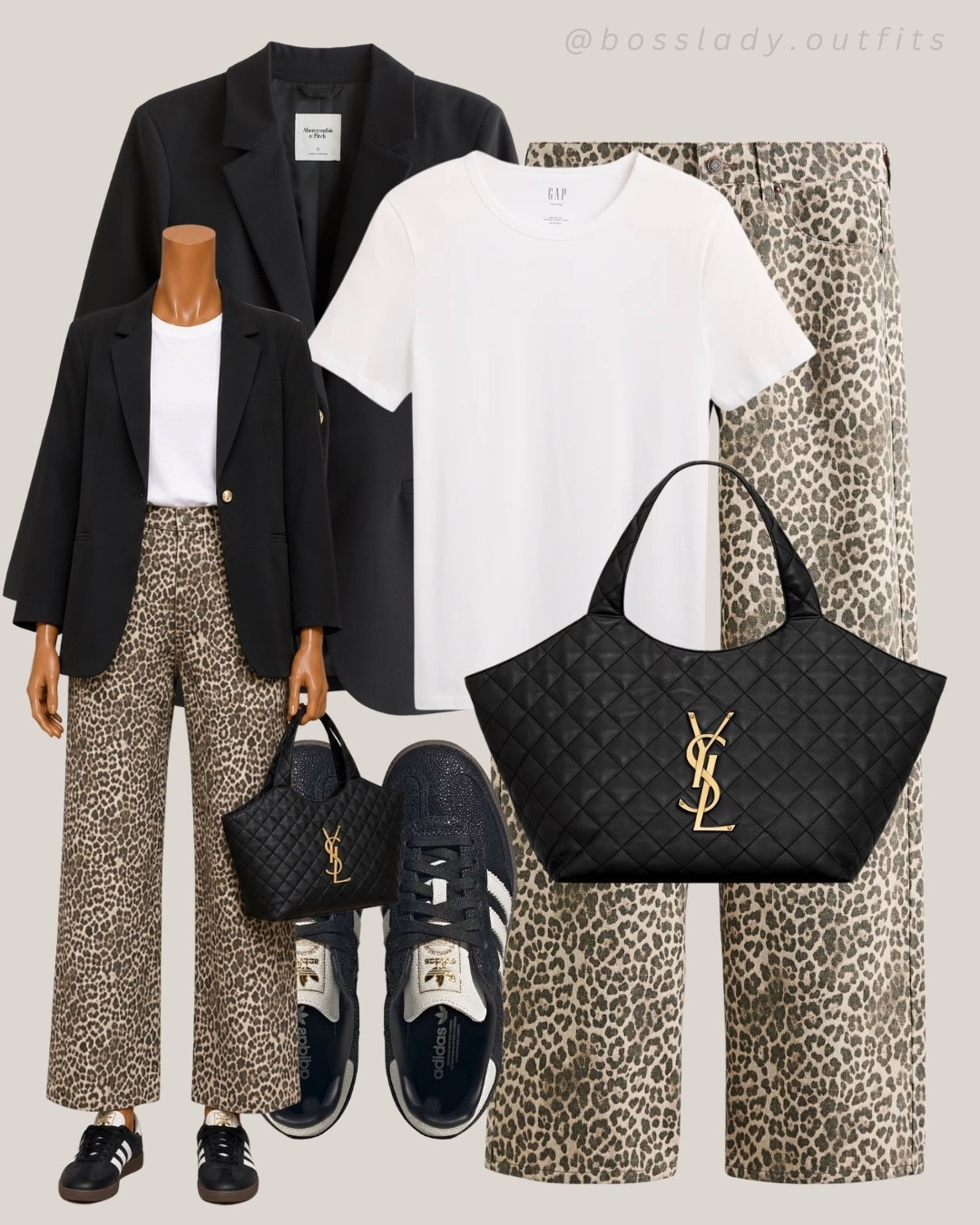 the boss energy you didn't know you needed today

Tags: leopard print pants outfit, black blazer outfit, casual work outfit, office outfit ideas, black sneakers outfit, leopard pants street style, black tote bag outfit, fall transition outfit, business casual outfit, black and leopard outfit

#LTKshoes #LTKbag #LTKstyletip