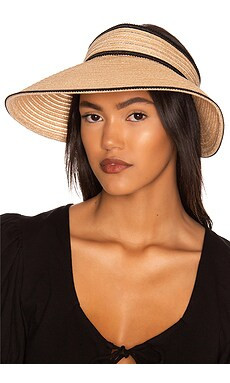 Eugenia Kim Trixie Visor in Camel from Revolve.com | Revolve Clothing (Global)