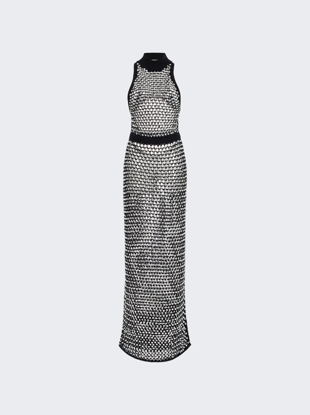 Rie Crystal Embellished Dress Black and Clear  | The Webster | The Webster
