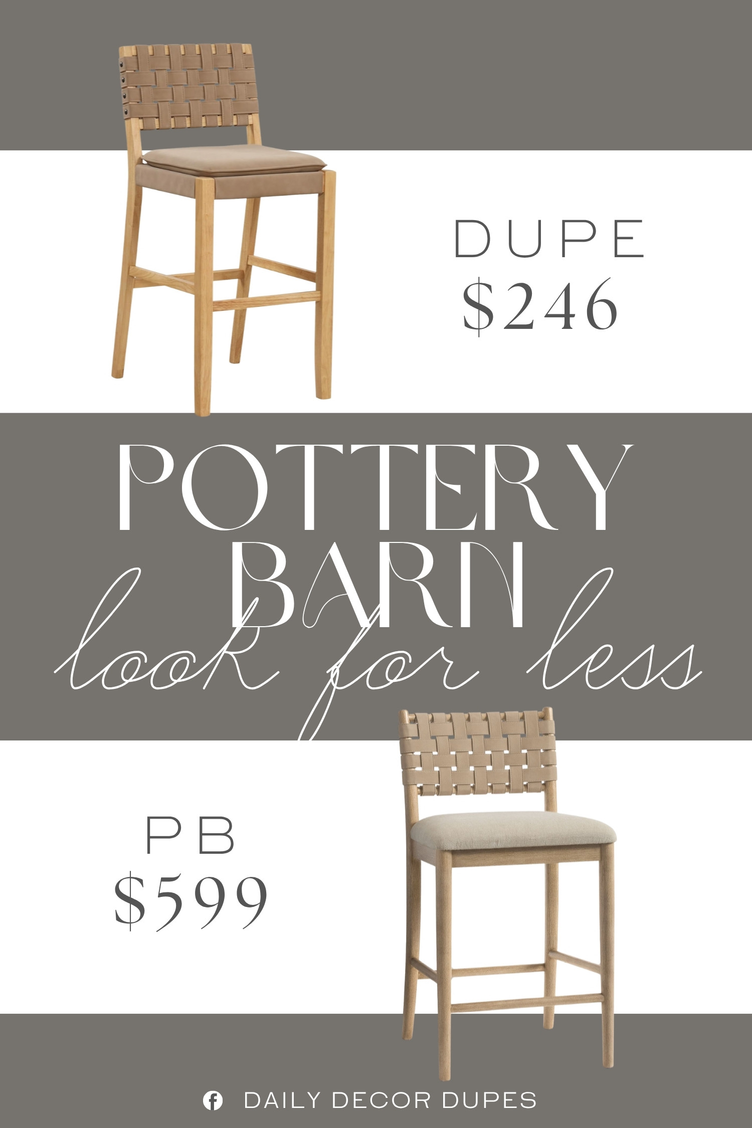 This woven dining chair is giving effortless coastal elegance with a beautifully relaxed feel. The curved back, natural rattan texture, and soft skirted detail make it an eye-catching addition around the dining table or as an accent chair. It blends seamlessly with coastal, traditional, transitional, and organic modern interiors. A timeless piece like this adds warmth and texture while keeping the room feeling light, inviting, and beautifully collected. 🪑🤎✨

Home more affordable option find similar look for less budget friendly affordable cheap cheaper beautiful pretty. Clearance sale coupon code discount code promo code luxury Inspo inspiration inspired by idea ideas Love like these? I share multiple every day in my FB group.
#PotteryBarnInspired #WovenBarStool #BarStoolIdeas #CounterStools #KitchenIslandSeating #KitchenDecor #FarmhouseKitchen #KitchenInspo #FurnitureFinds 

 #LTKHome