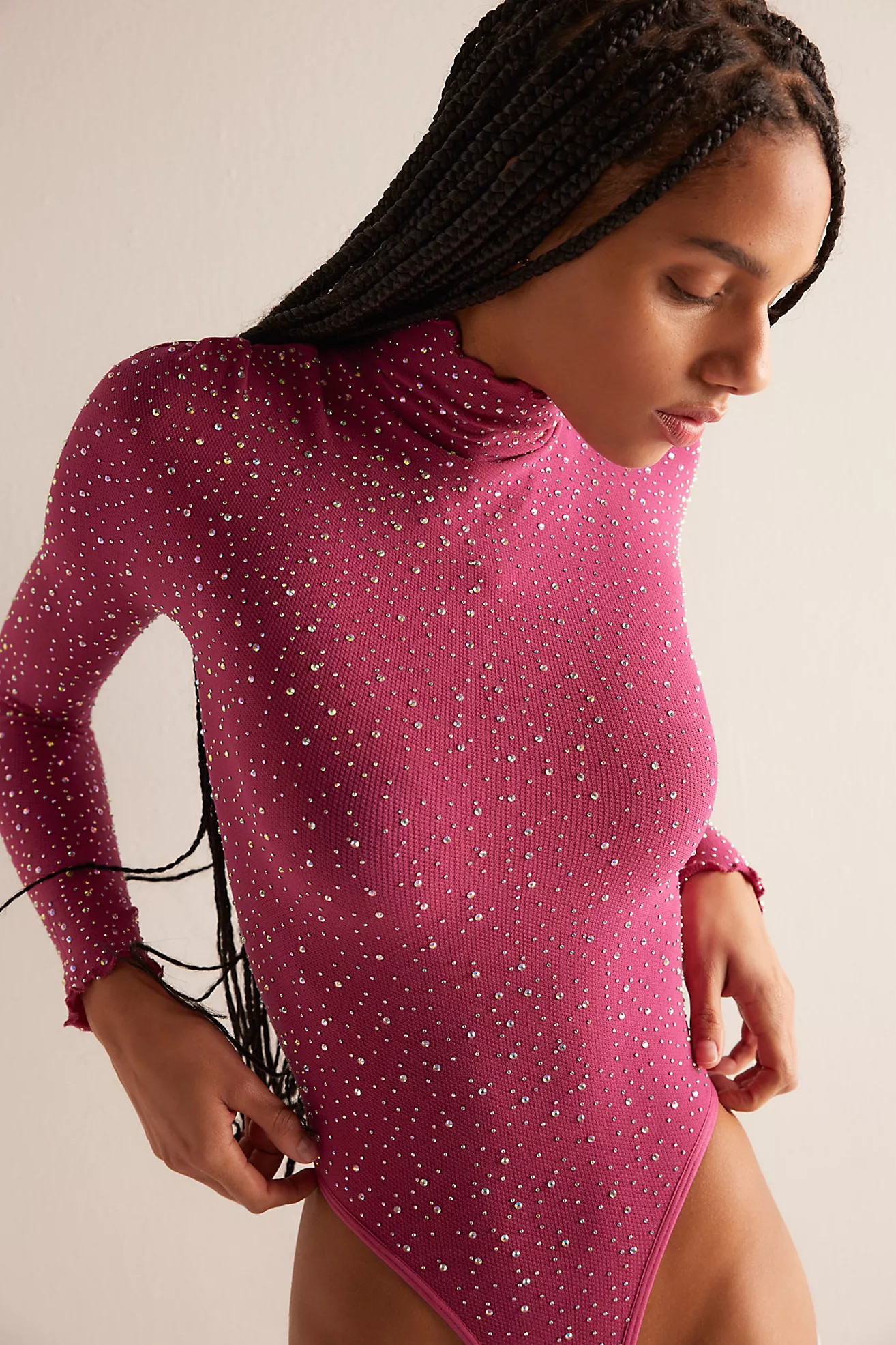 Night Sky Seamless Turtleneck Bodysuit | Free People (Global - UK&FR Excluded)