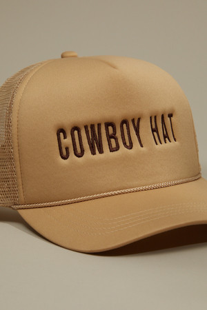 Cowboy Trucker Hat in Beige | Altar'd State | Altar'd State