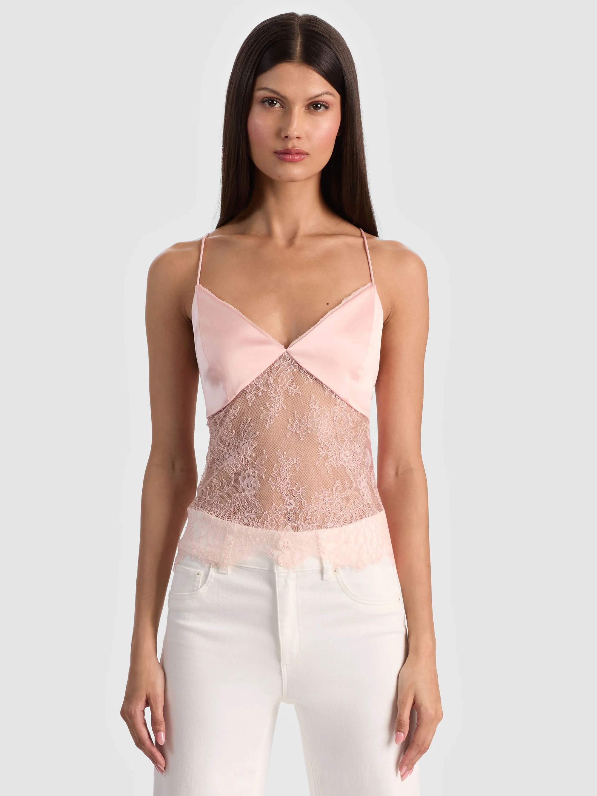 JULIETTA LACE TANK | Alice + Olivia