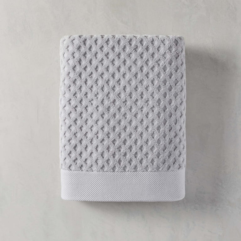 Better Homes & Gardens Signature Soft Texture Bath Towel, Silver | Walmart (US)