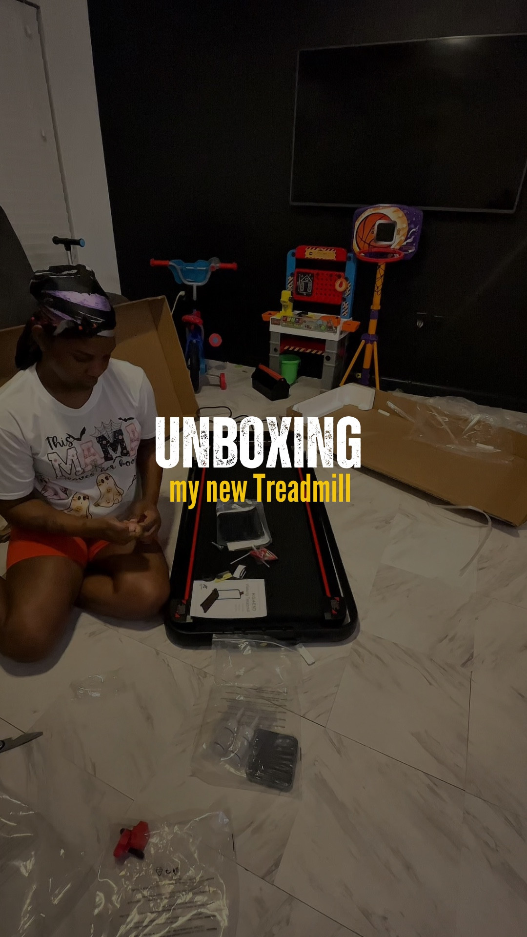 So excited to start using my walking pad. This was an easy installation and quick to set up. Let’s unbox my new treadmill walking pad. #unboxing #fitness #walkingpad #exercise

#LTKHome #LTKActive