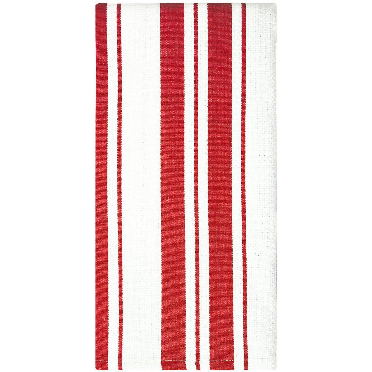 MU Kitchen 100% Cotton Basket Weave Stripe Dishtowel, 20 by 30-Inches | Target