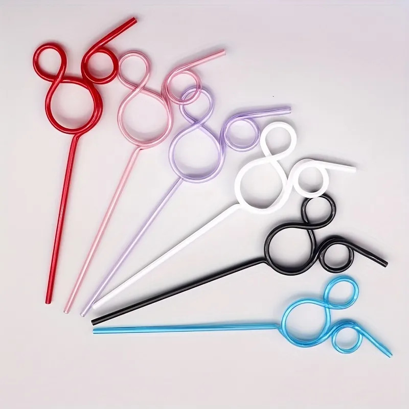 2pcs/6pcs, Creative Cartoon Mouse Shape Cute Straw, Colorful Reusable PET Safety Straw, Party Str... | Temu Affiliate Program