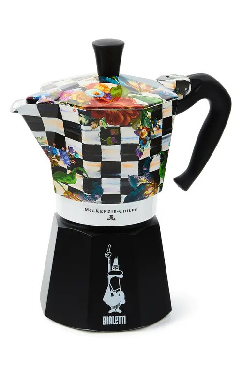 MACKENZIE CHILDS Courtly Flower Market 6-Cup Moka Pot at Nordstrom | Nordstrom