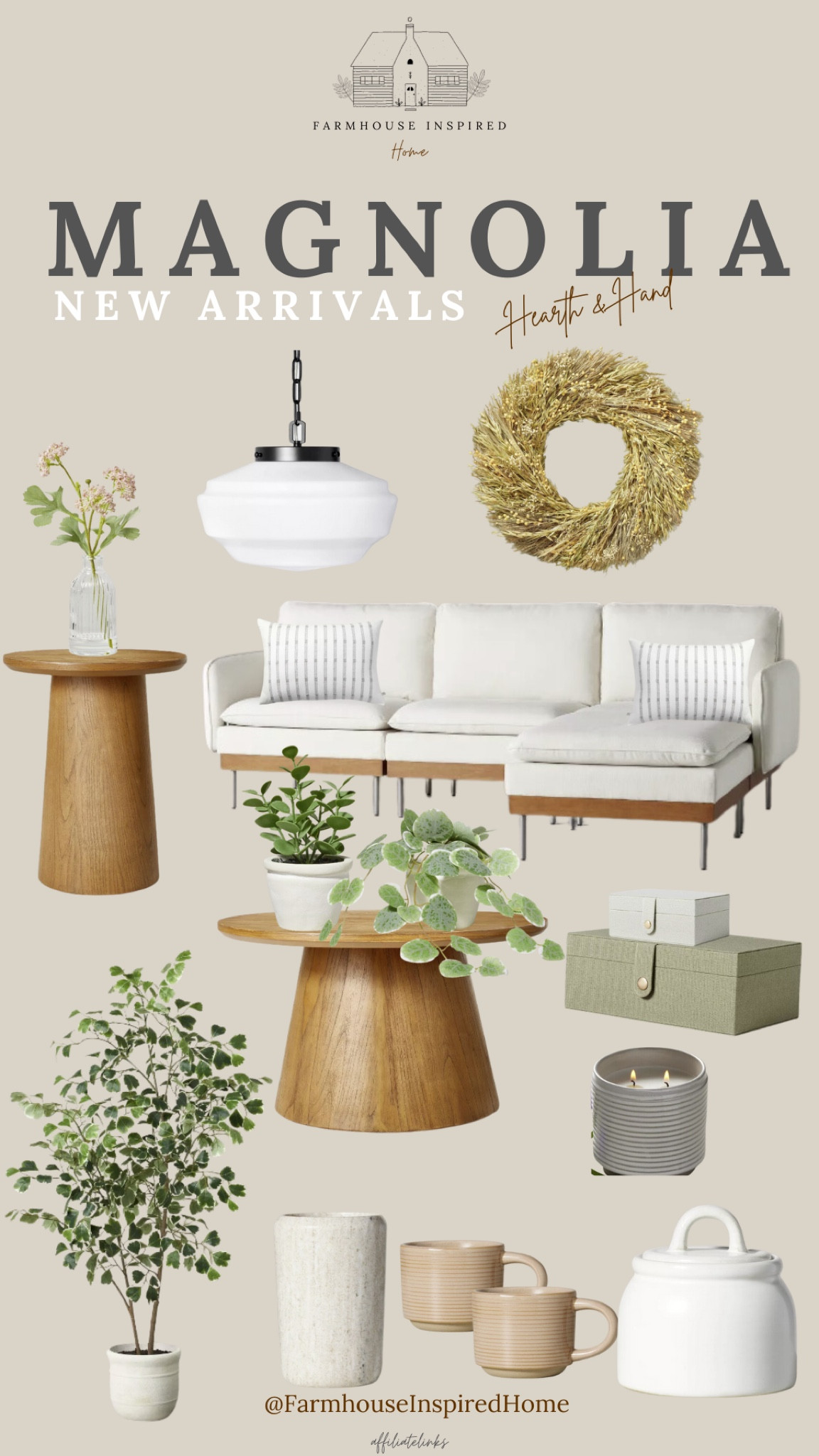 “Magnolia” New Arrivals at Target for a beautiful range of stylish Home Decor with a fresh new look! Get yours here! #magnolia #targetstyle Magnolia House, Hearth & Hand

#LTKGiftGuide #LTKhome #LTKSeasonal