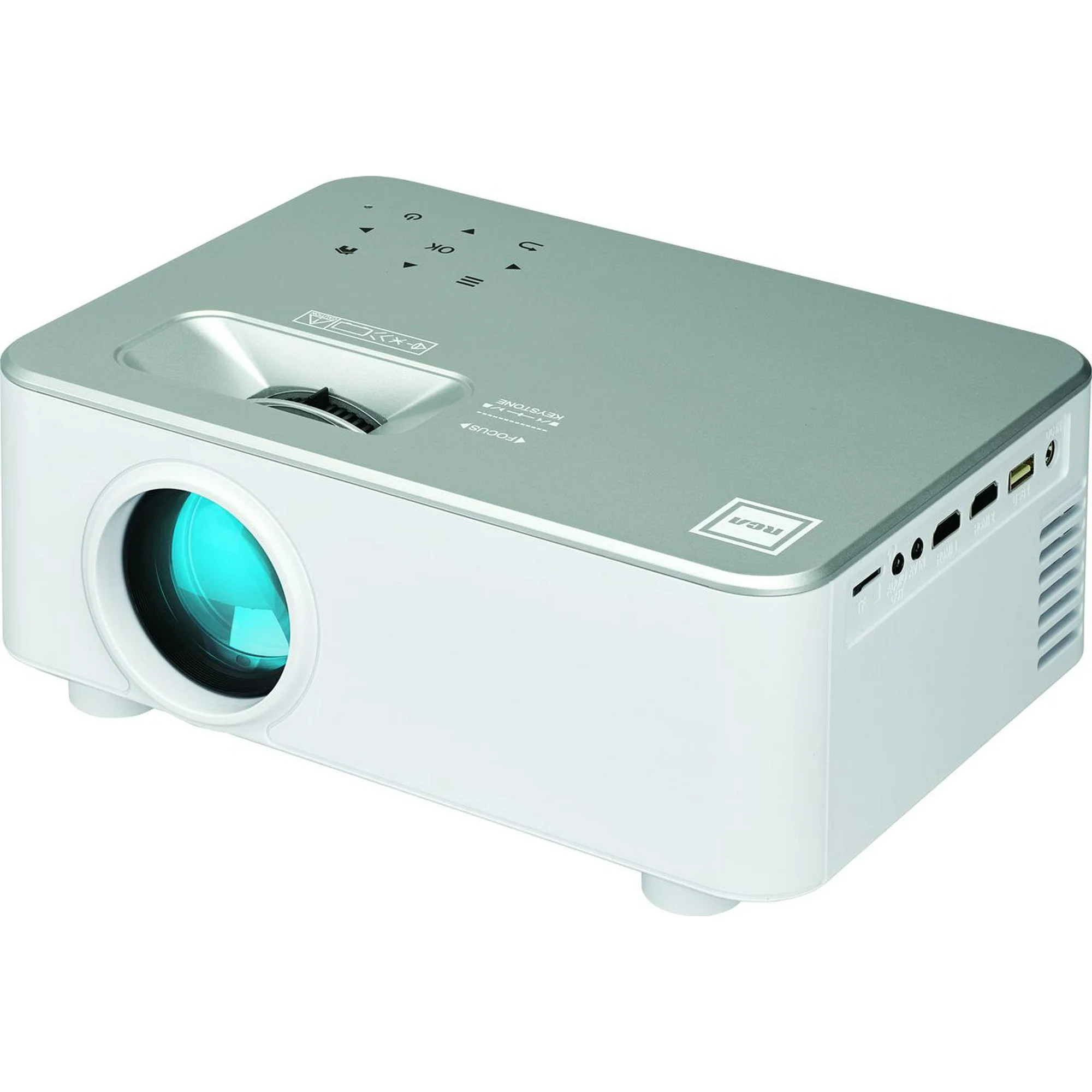 RCA 720p Home Theater Projector with 100" Screen, White, RPJ170-Combo, 3 lbs, Streaming Stick Rea... | Walmart (US)