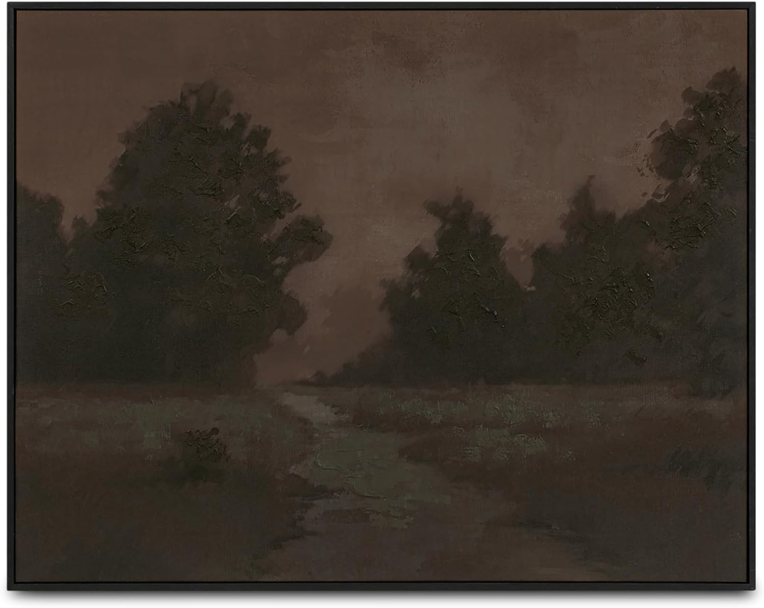 NADAAL STUDIOS Caius Framed Painting, Acrylic and Print on Canvas with Solid Pine Wood Frame | Amazon (US)