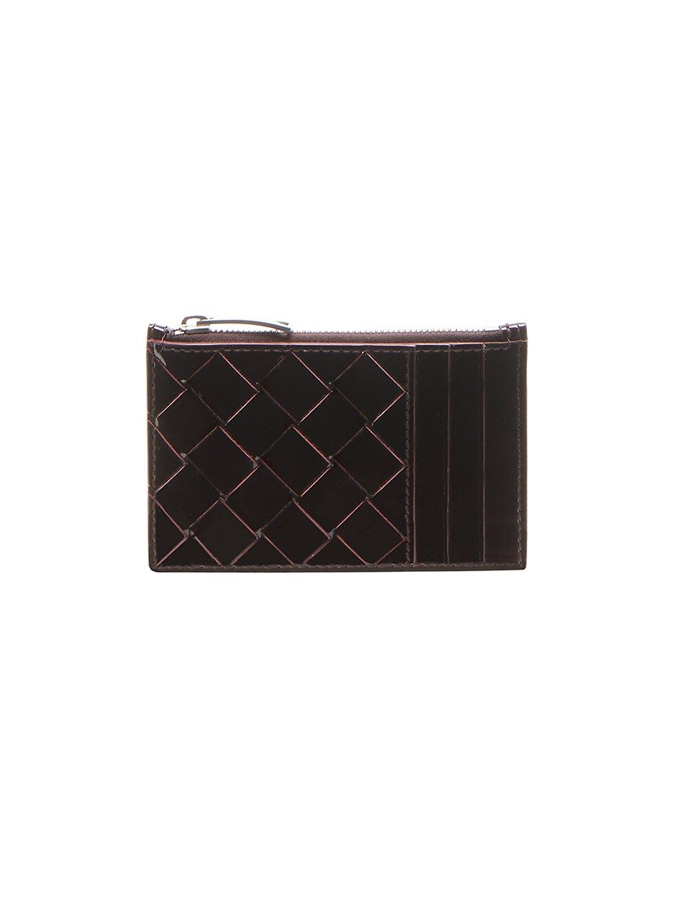 Bottega Veneta Shiny Intrecciato Card Case | Saks Fifth Avenue