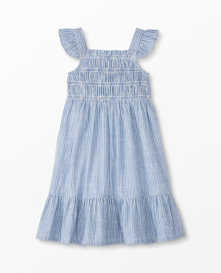 Striped Smocked Twirl Dress | Hanna Andersson