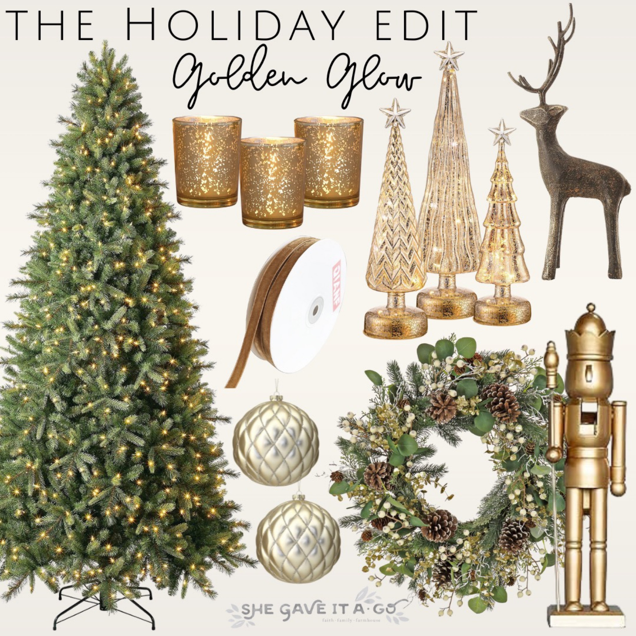 The perfect golden christmas shopping list!

#LTKHoliday #LTKSeasonal #LTKGiftGuide
