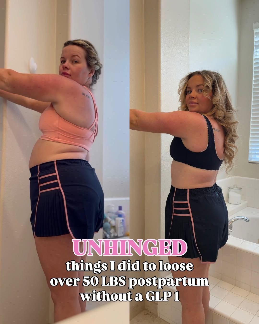 I lost 50 lbs in my first 10 months postpartum and another 7, 2 months after that! 👏🏼 my favorite supplemtens, workout  sets, and more! #postpartumfitness

#LTKMidsize #LTKActive