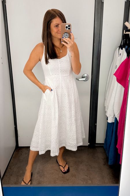 The prettiest eyelet midi dress for SUMMER! Love the fit and wearing a size small! From Old Navy

#LTKsalealert #LTKfindsunder50 #LTKstyletip