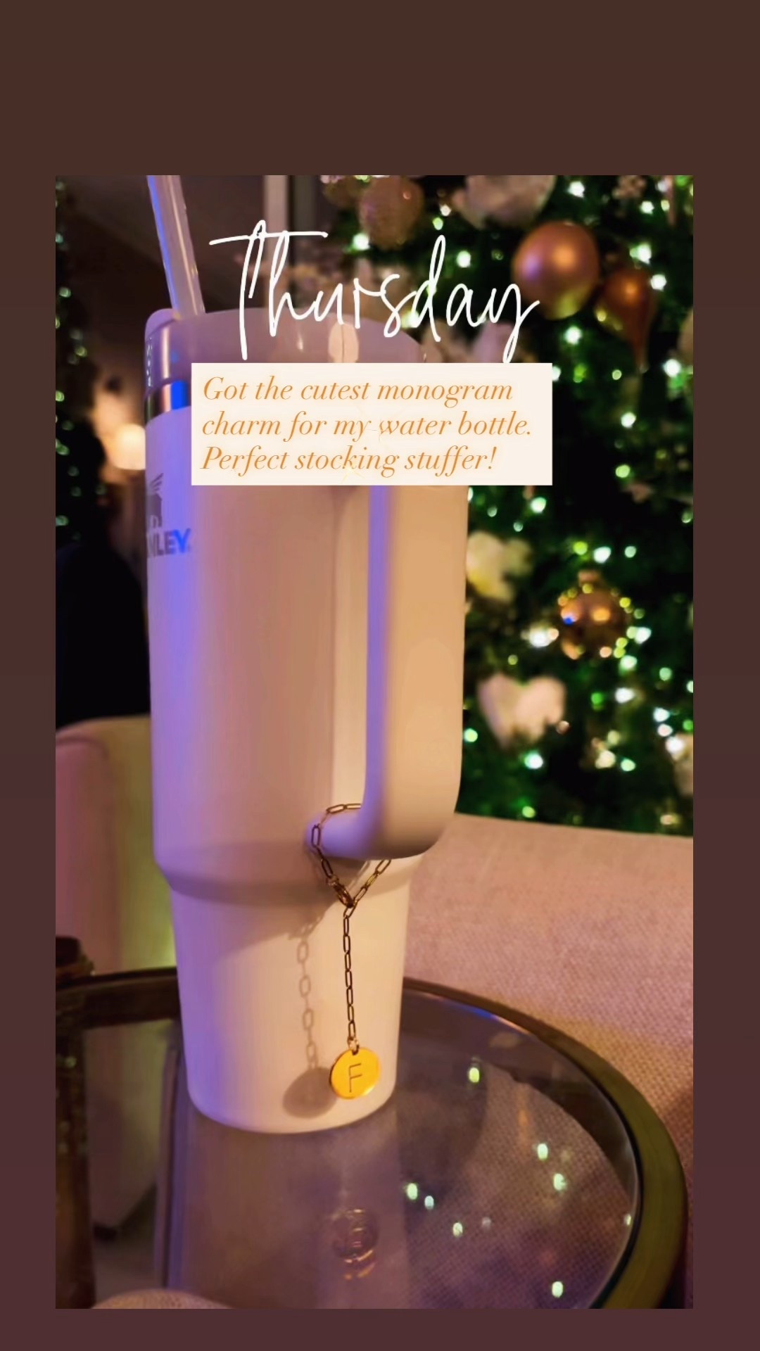 Charm for Stanley water bottle 

#LTKGiftGuide #LTKmorningroutine #LTKHoliday