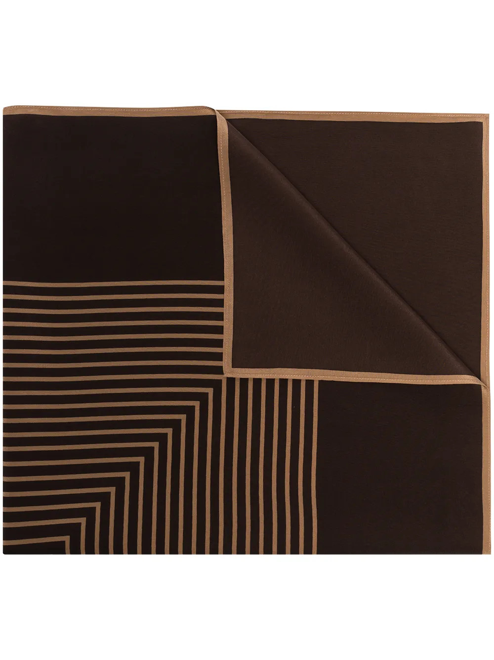 TOTEME Venizia Silk Scarf | Brown | FARFETCH | Farfetch Global