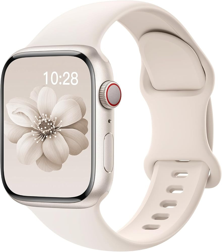 Sport Silicone Band Compatible with Apple Watch Bands 40mm 38mm 41mm 44mm 45mm 42mm 49mm Women Me... | Amazon (US)