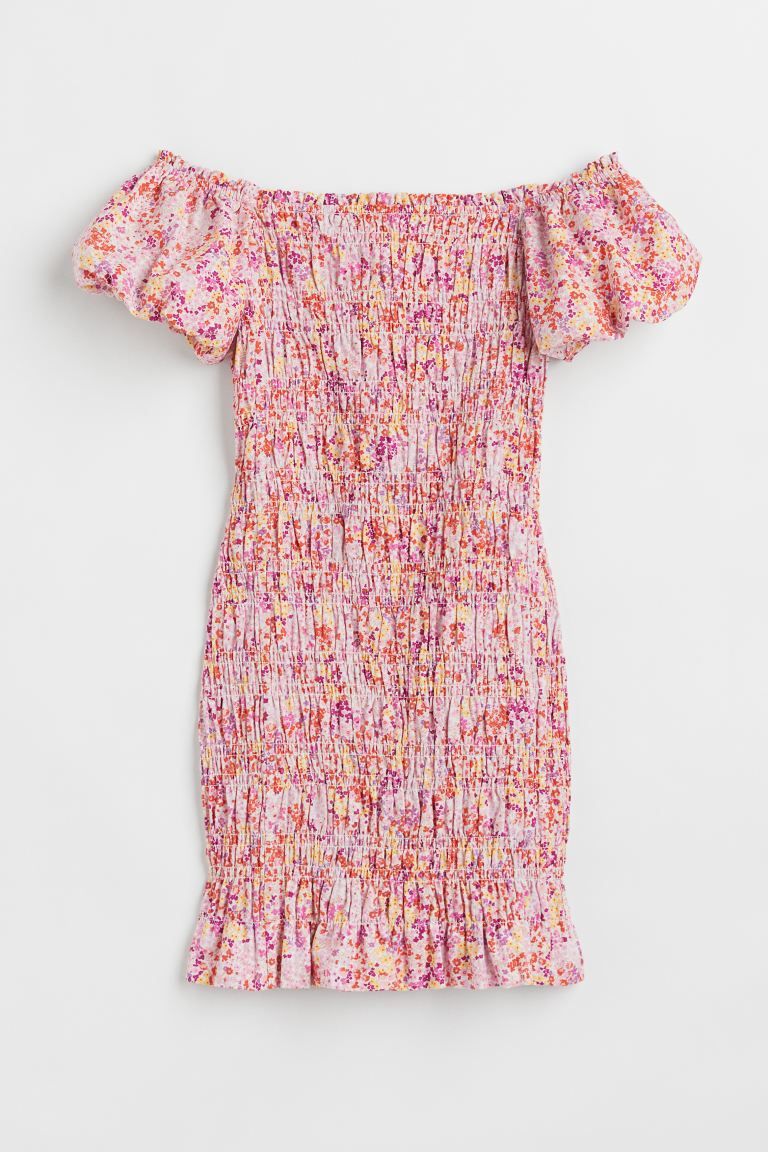 Smocked Off-the-shoulder Dress | H&M (US + CA)