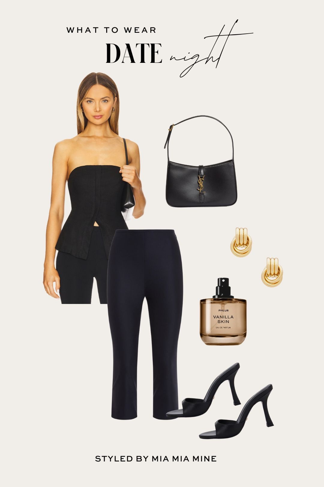 Date night outfit
Strapless button up shirt
Revolve capri pants
Revolve black heels
Heaven mayhem earrings 

#LTKSeasonal #LTKFindsUnder100 #LTKStyleTip
