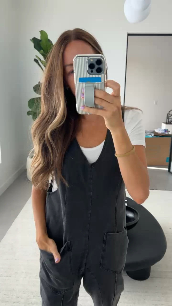 Loving this jumpsuit! I’m wearing the denim gray color in size small!! 

#LTKSeasonal