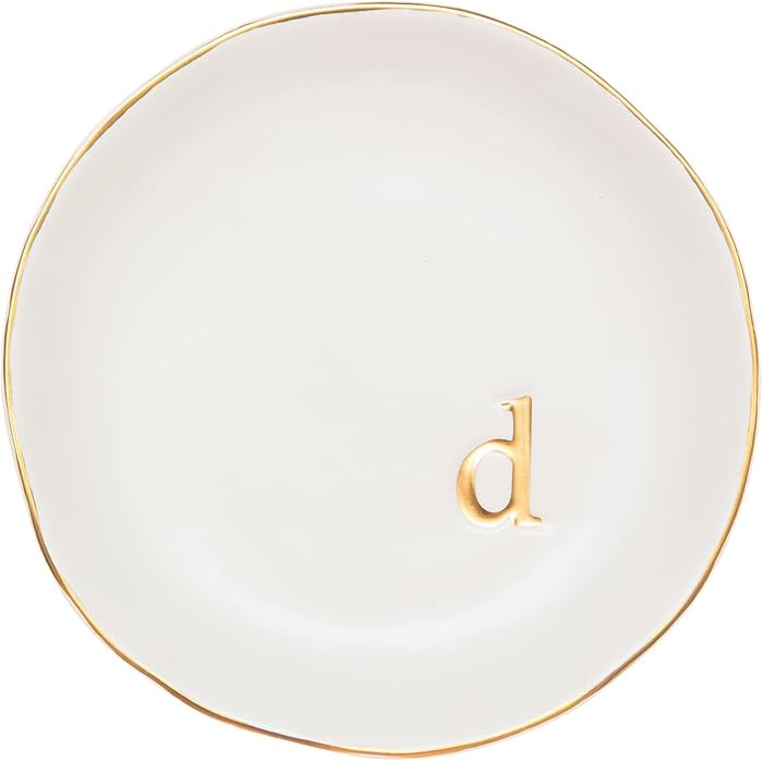 COLLECTIVE HOME - Ceramic Jewelry Tray, Decorative Trinket Dish for Rings Earrings Necklaces Brac... | Amazon (US)