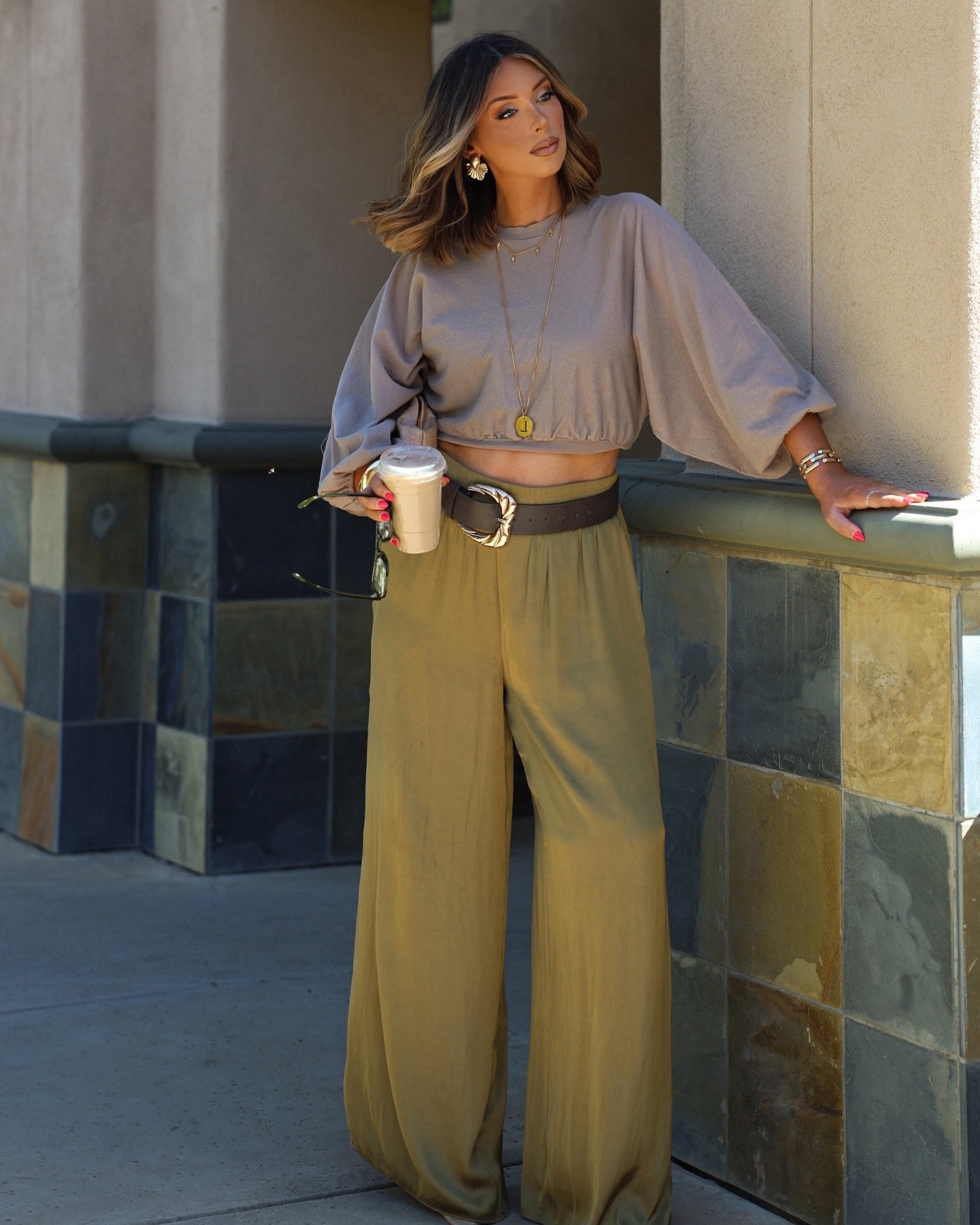 for this Zara top, I tucked under the bottom half to make it a crop top for this look 🫶🏼

#LTKSeasonal #LTKSaleAlert #LTKOver40