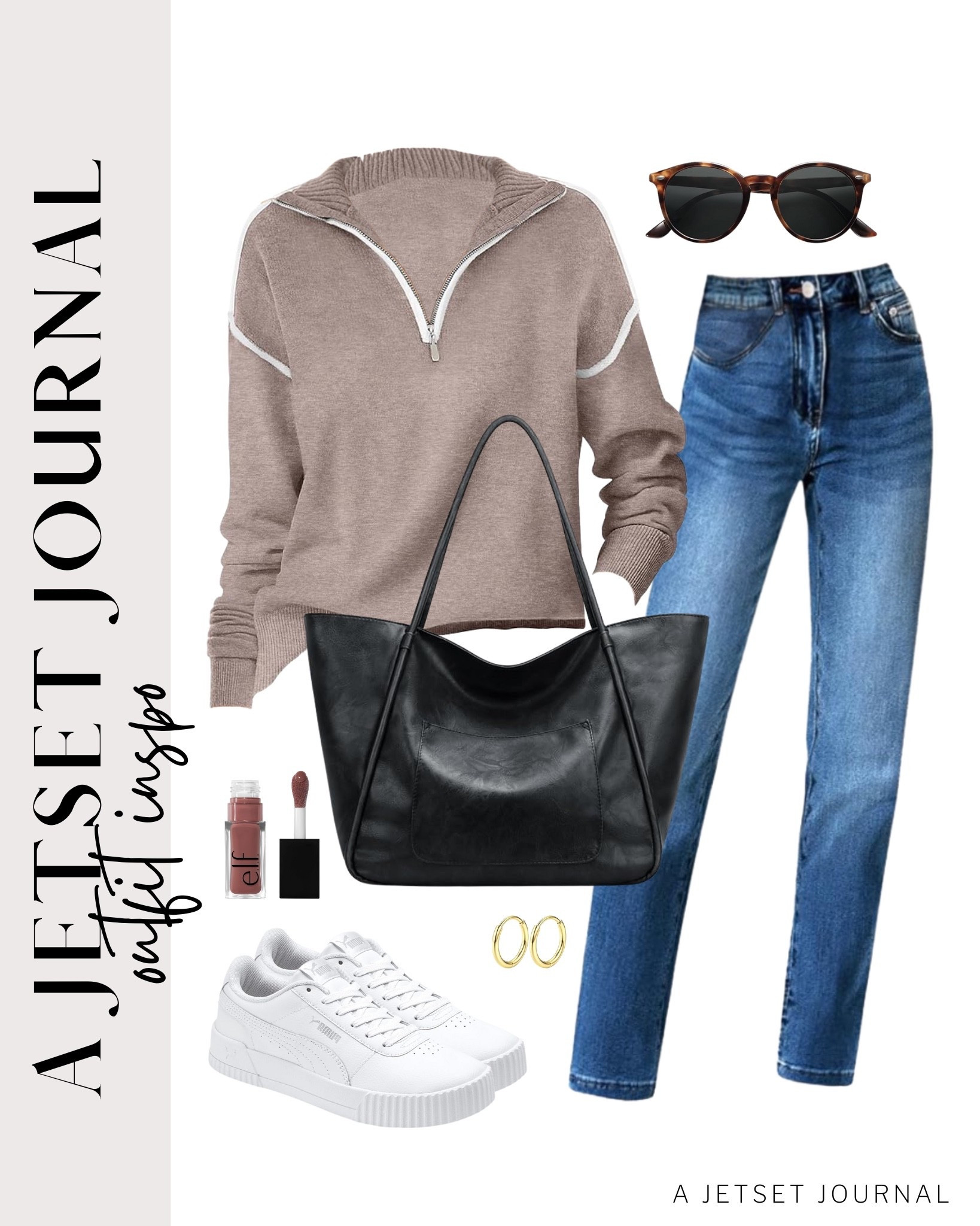 An easy and cozy outfit that looks cute without trying too hard!
half zip sweater, trendy clogs, leather tote bag, winter outfit idea, layering pieces, trendy style, cold weather outfit, casual look, vacation style, makeup must have, beauty favorite, functional bag, amazon fashion, affordable style

#LTKSeasonal #LTKFindsUnder50 #LTKU