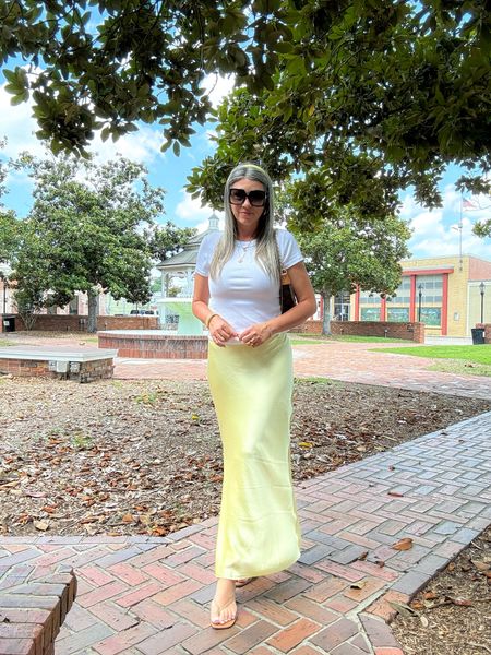 Summer ootd
This has to be the most beautiful maxi skirt for summer. On sale right now! Wearing size 4. Top is a great basic. Wearing medium. Sandals TTS!!

#LTKStyleTip #LTKShoeCrush #LTKSeasonal