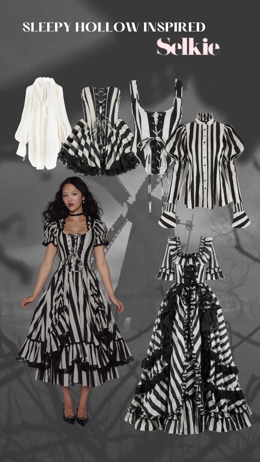 Tim Burton’s Sleepy Hollow is clearly a MAJOR inspo for this collection by Selkie and I am obsessed #selkie #sleepyhollow #gothic #witchy #goth #darkacademia #victorian 

#LTKHalloween #LTKStyleTip