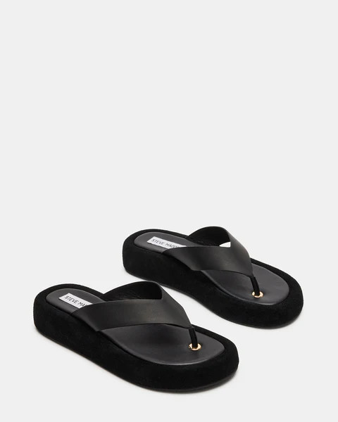 KYLEN BLACK LEATHER | Steve Madden (US)