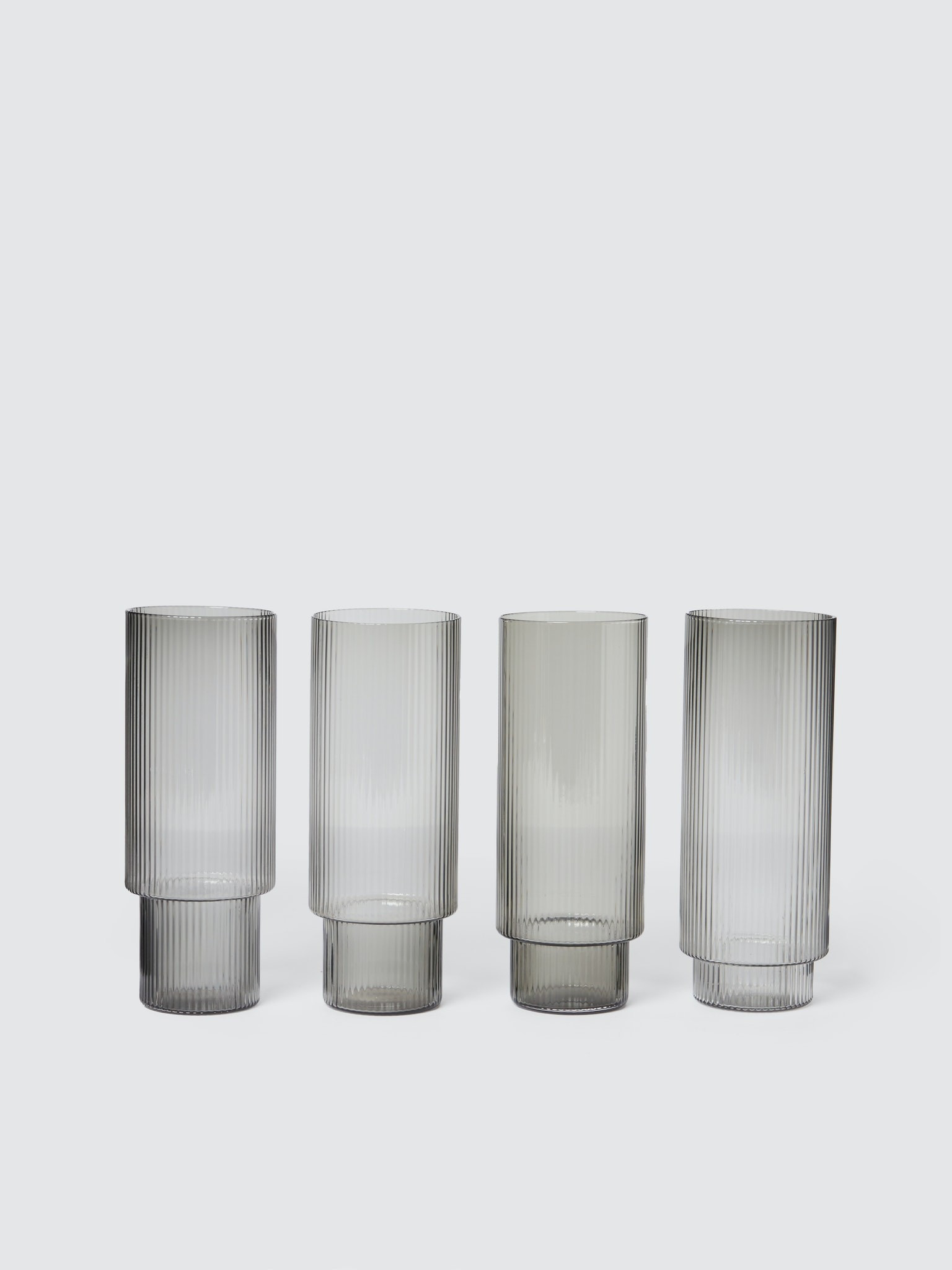 Ripple Long Drink Glasses, Set of 4 | Verishop