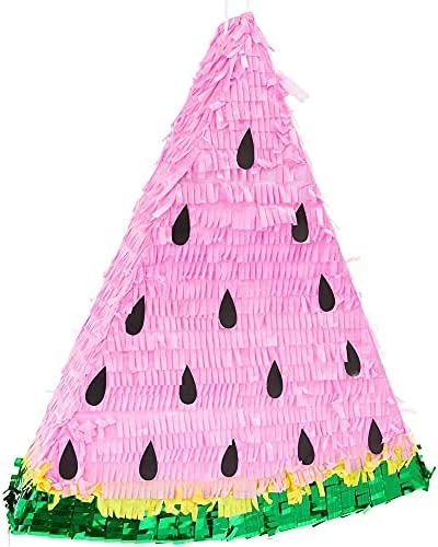 Small Watermelon Slice Pinata for Luau and Picnic (17 x 14.5 x 3 Inches) | Amazon (US)