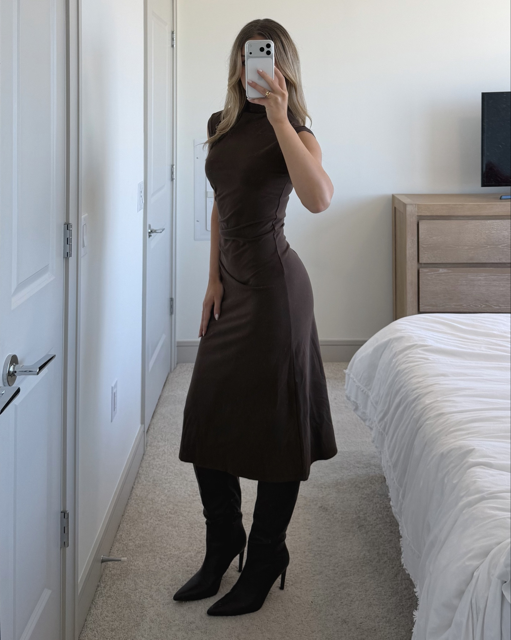 one of my fav dresses for the office under $60! 🤎

#LTKootd #LTKWorkwear