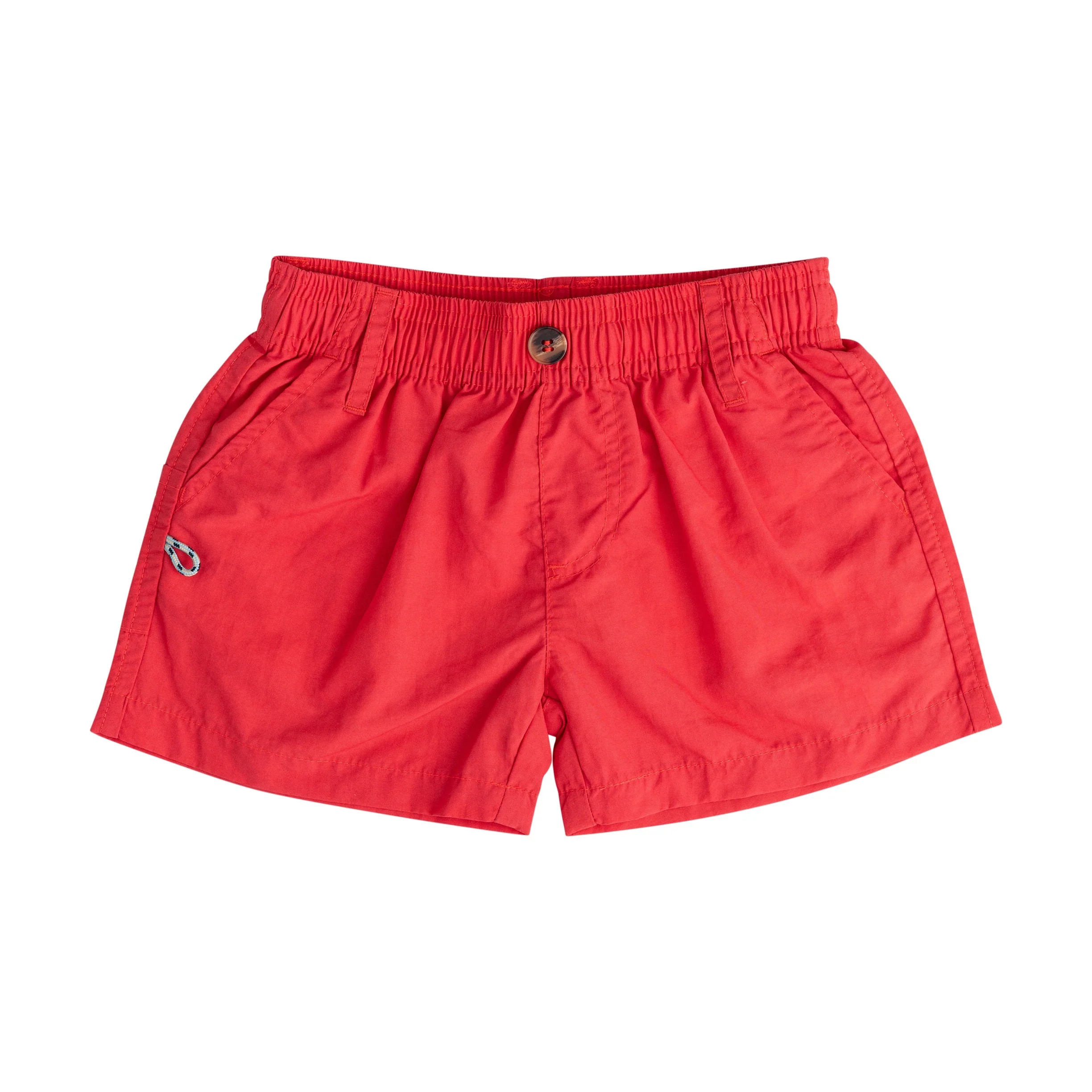 Boys' Outrigger Performance Shorts in Watermelon Red | PRODOH