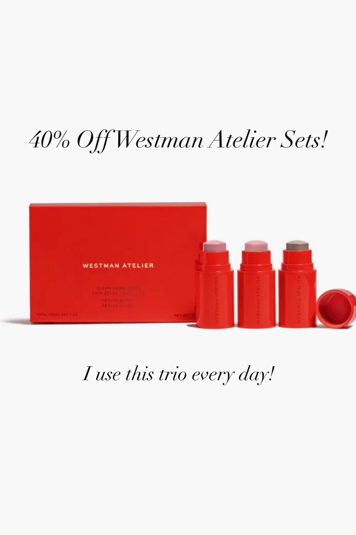 40% off Westman Atelier sets

Makeup, countour, cream blush, highlight, brushes, clean beauty



#LTKfindsunder50 #LTKfindsunder100 #LTKsalealert