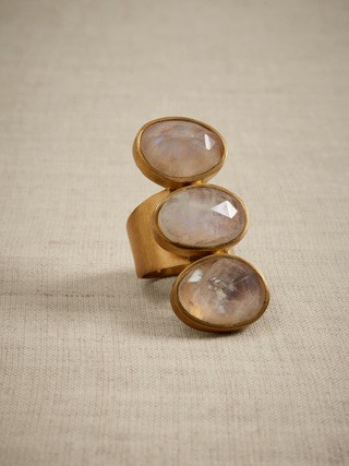 Triple Gemstone Moonstone Ring | Aureus + Argent | Banana Republic (US)