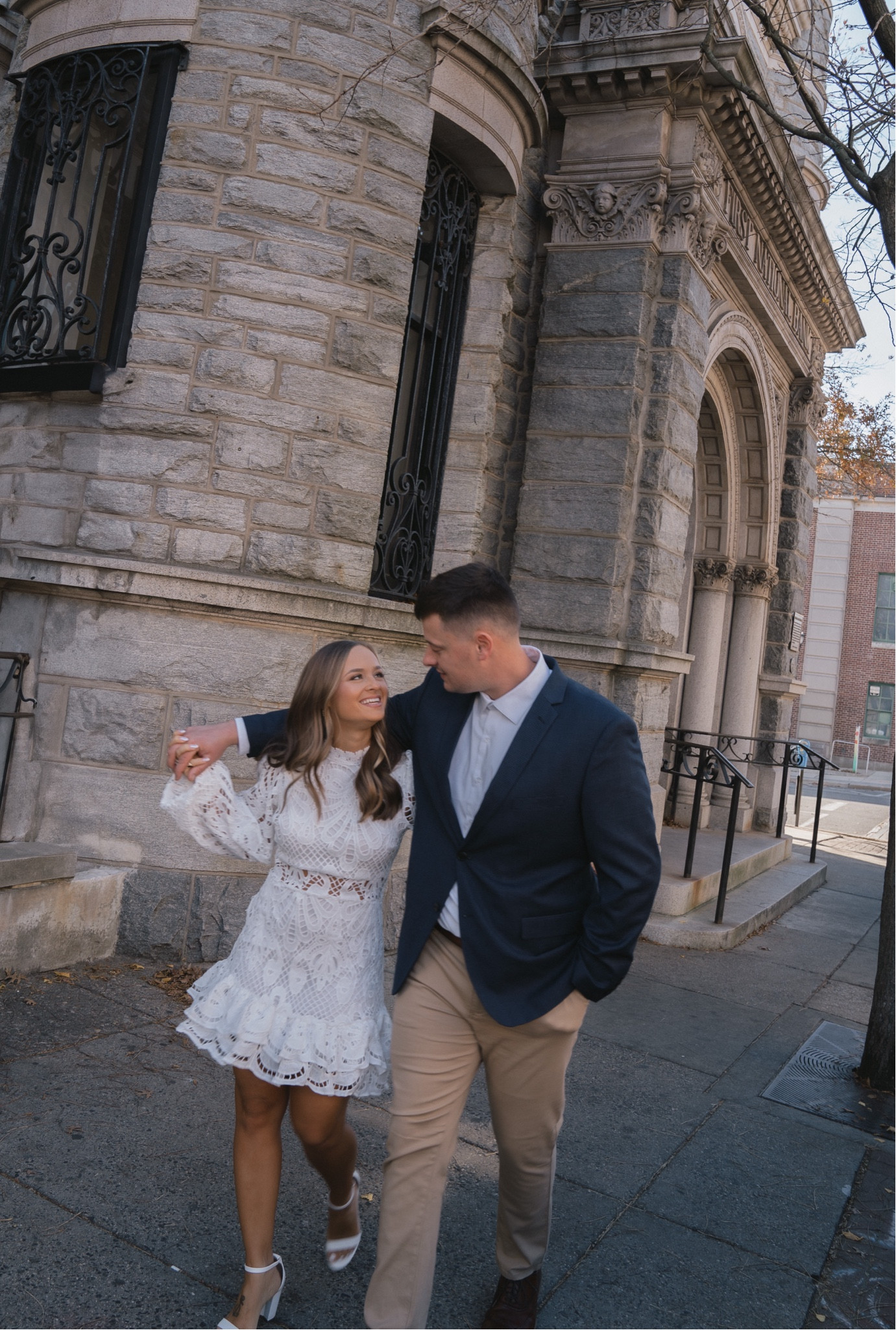 Bride. Bridal. White dress. Wedding. Engagement photos. Couple. Cute. Lace dress. White engagement dress. Bridal dress. White heels. Comfortable wedding heels. Amazon  

#LTKWedding #LTKShoeCrush #LTKHoliday