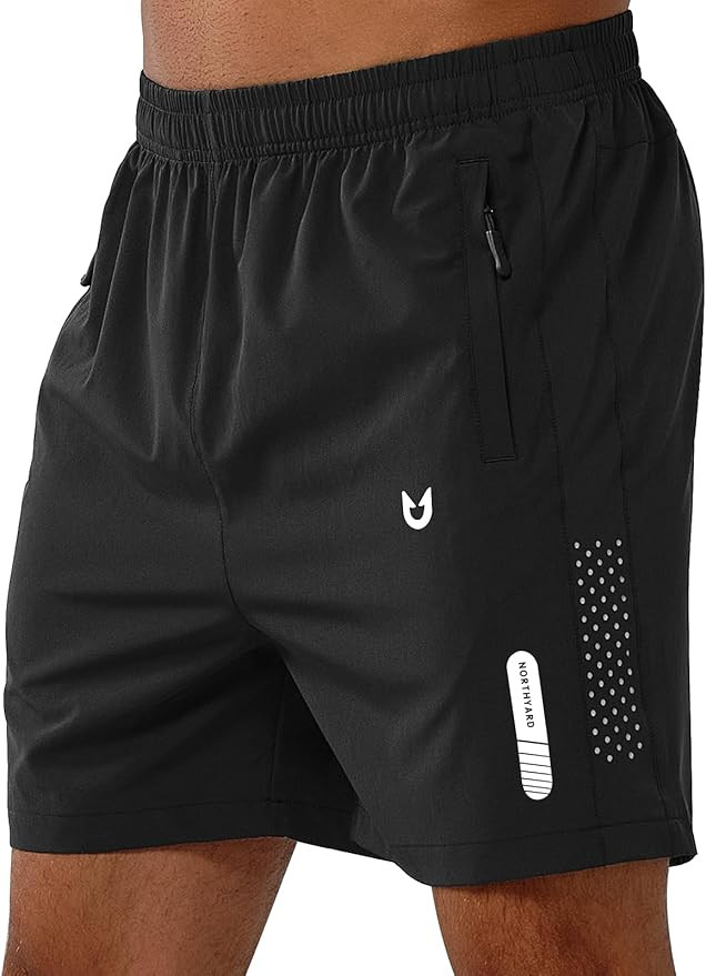 NORTHYARD Men's Athletic Running Shorts Quick Dry Workout Shorts 7"/ 5"/ 9" Lightweight Sports Gy... | Amazon (US)