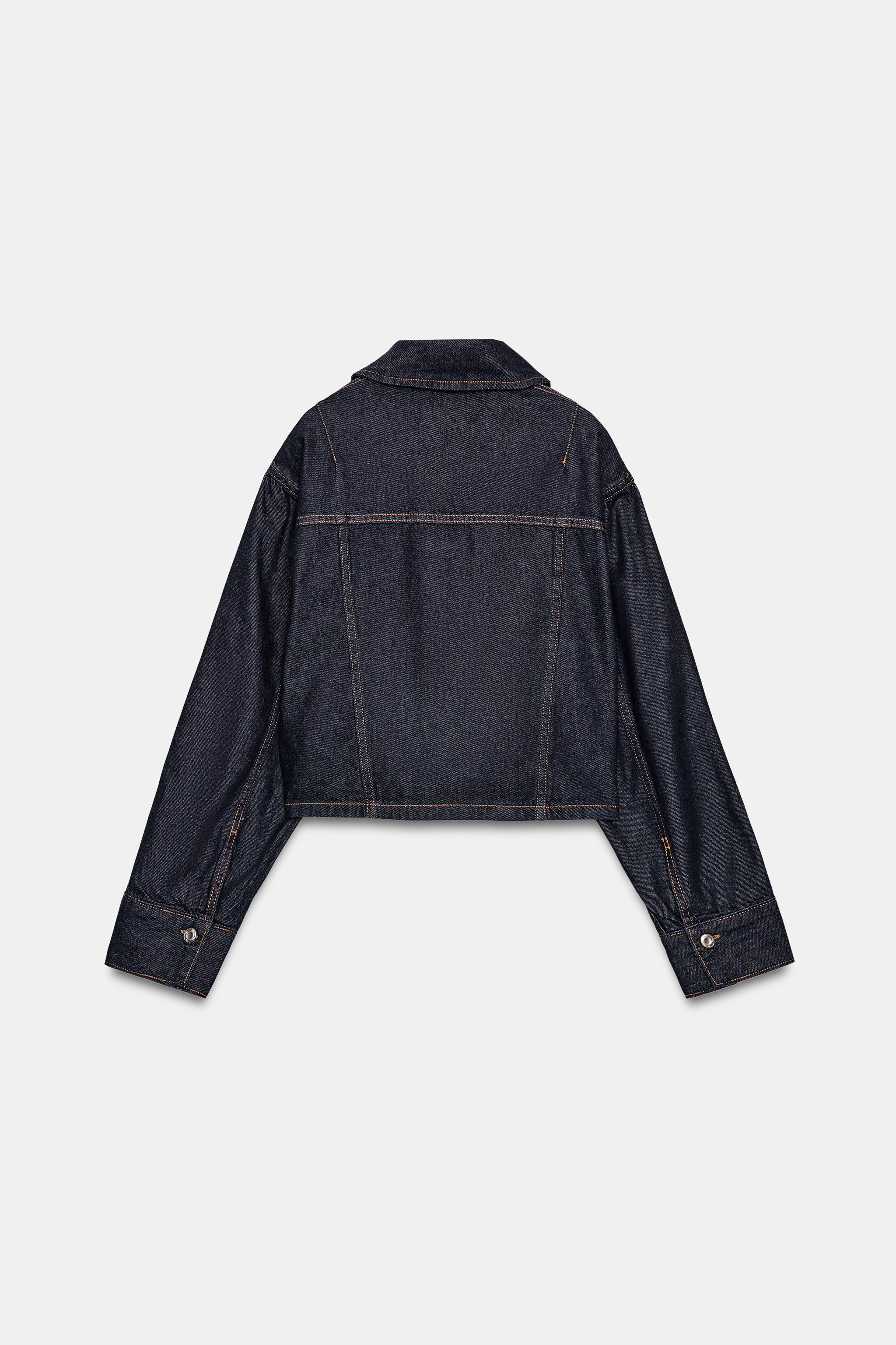 KURZES Z1975 JEANSHEMD MIT PATTEN | Zara DE