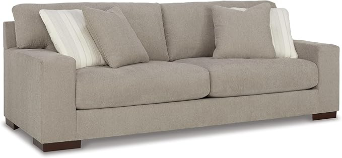 Signature Design by Ashley Maggie Contemporary Sofa for Living Room, Light Brown | Amazon (US)