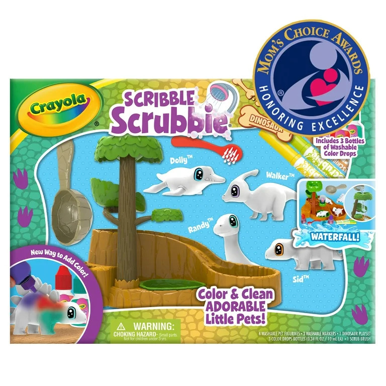 Crayola Scribble Scrubbies Dinosaur Waterfall, Dino Toy, Back to School Gift for Beginner Child -... | Walmart (US)
