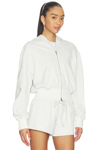 Blanka Zip Up Hoodie in Heather Grey | Revolve Clothing (Global)