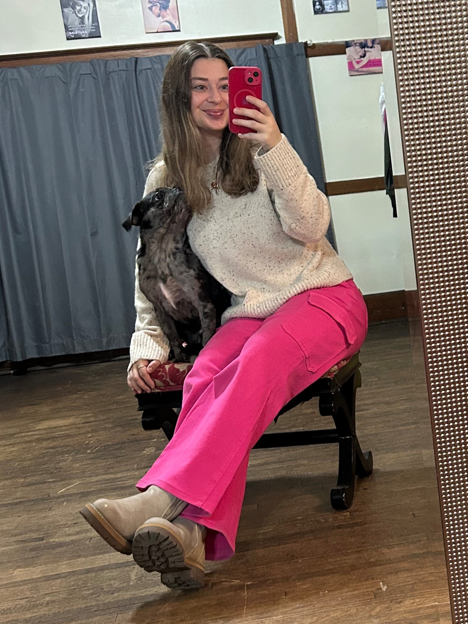 Pink cargo pants on sale to spice up any neutral fall/winter outfit 

#LTKSeasonal #LTKgrwm #LTKootd
