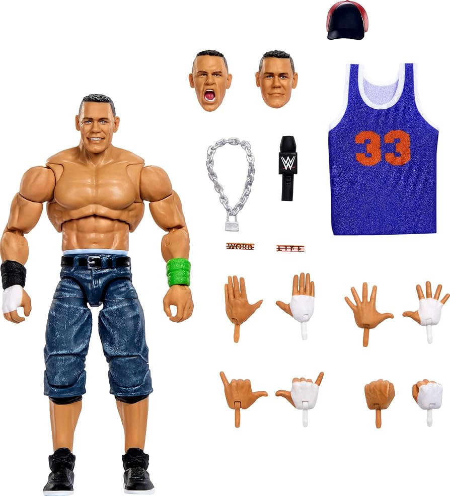 Mattel WWE Ultimate Edition John Cena 6-inch Action Figure & Accessories Set, 10+ Pieces Include ... | Amazon (US)