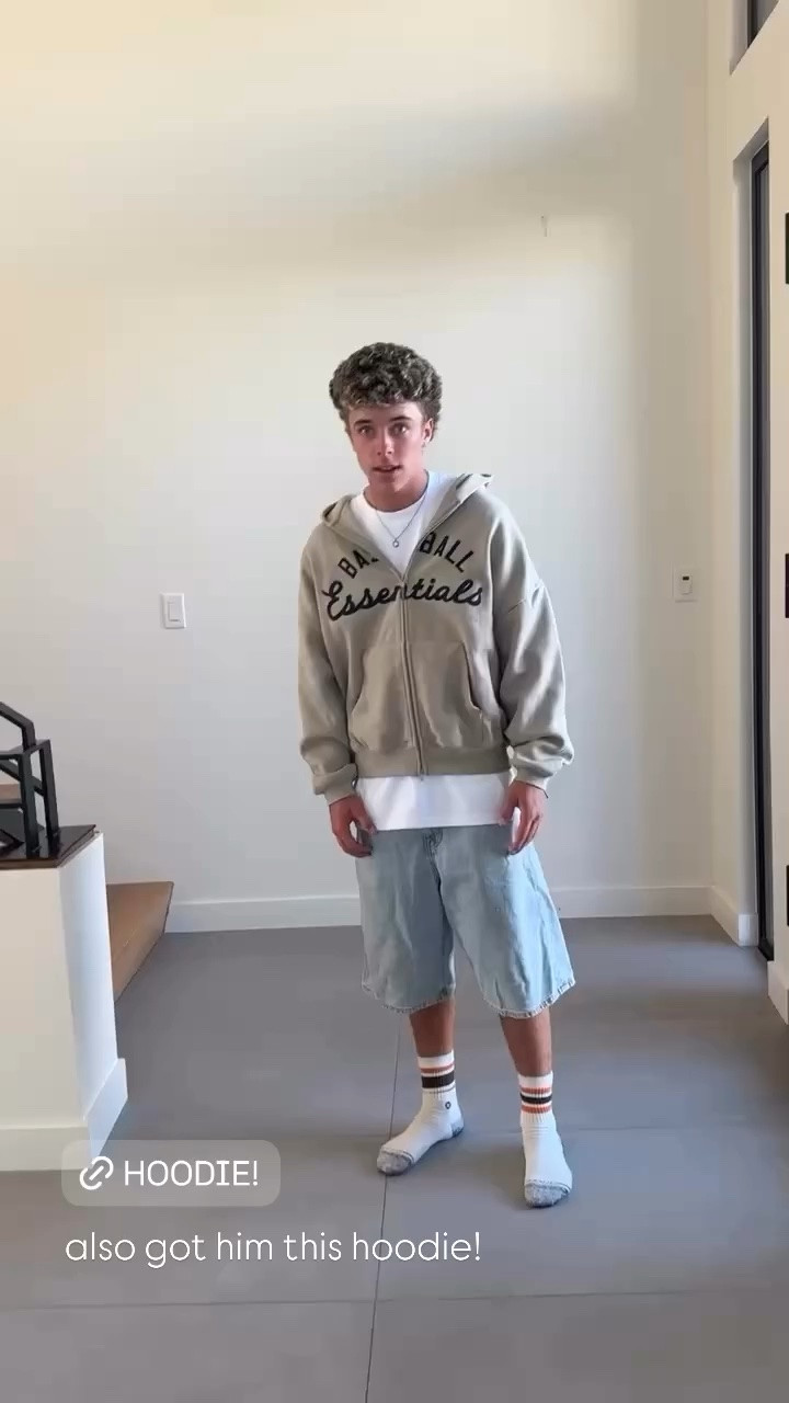 also got him this hoodie!