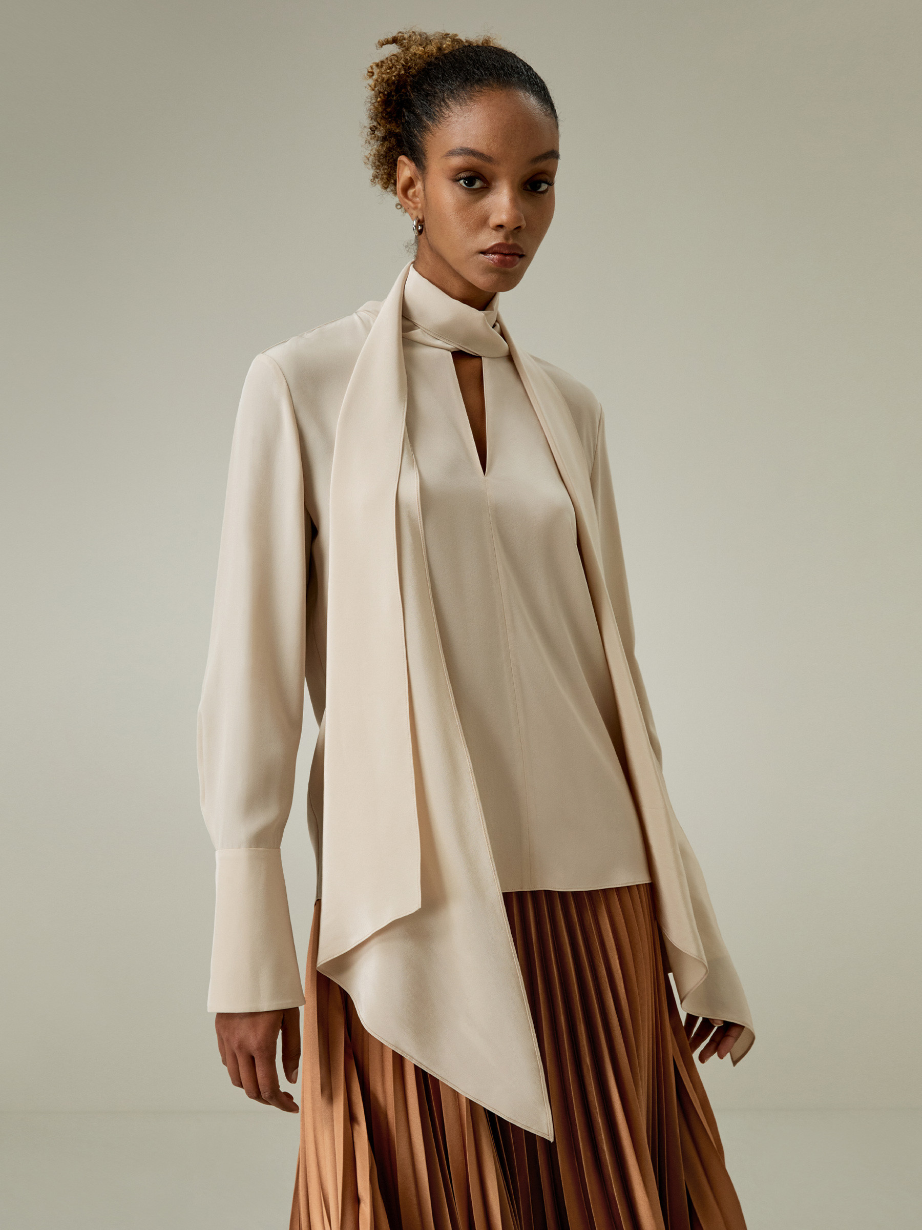 Silk Statement Blouse | LilySilk